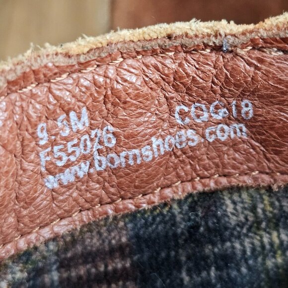 Born Vilma Womens Brown Suede Lace-Up Ankle Boots Side Zip Stacked Heel Size 9.5 - Picture 7 of 10